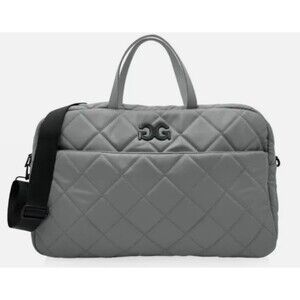 Gilda Paris Quilted Weekender Bag GRAY $229 Gray New With Tags Men or Women